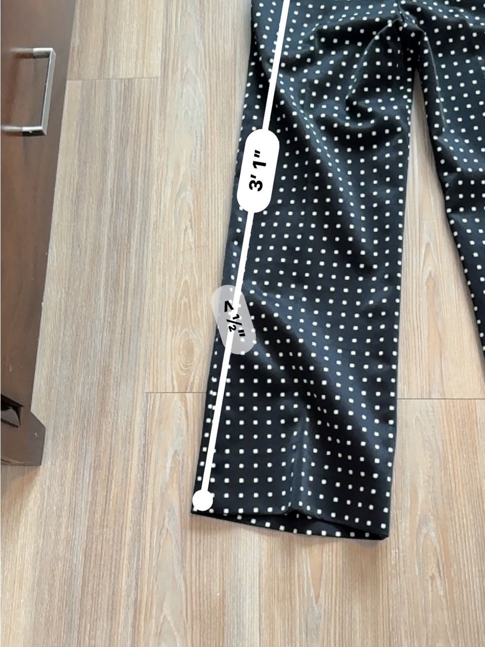 Vintage Mr. Dino New York Paris Florence Black/ white Mod Wide leg palazzo pants